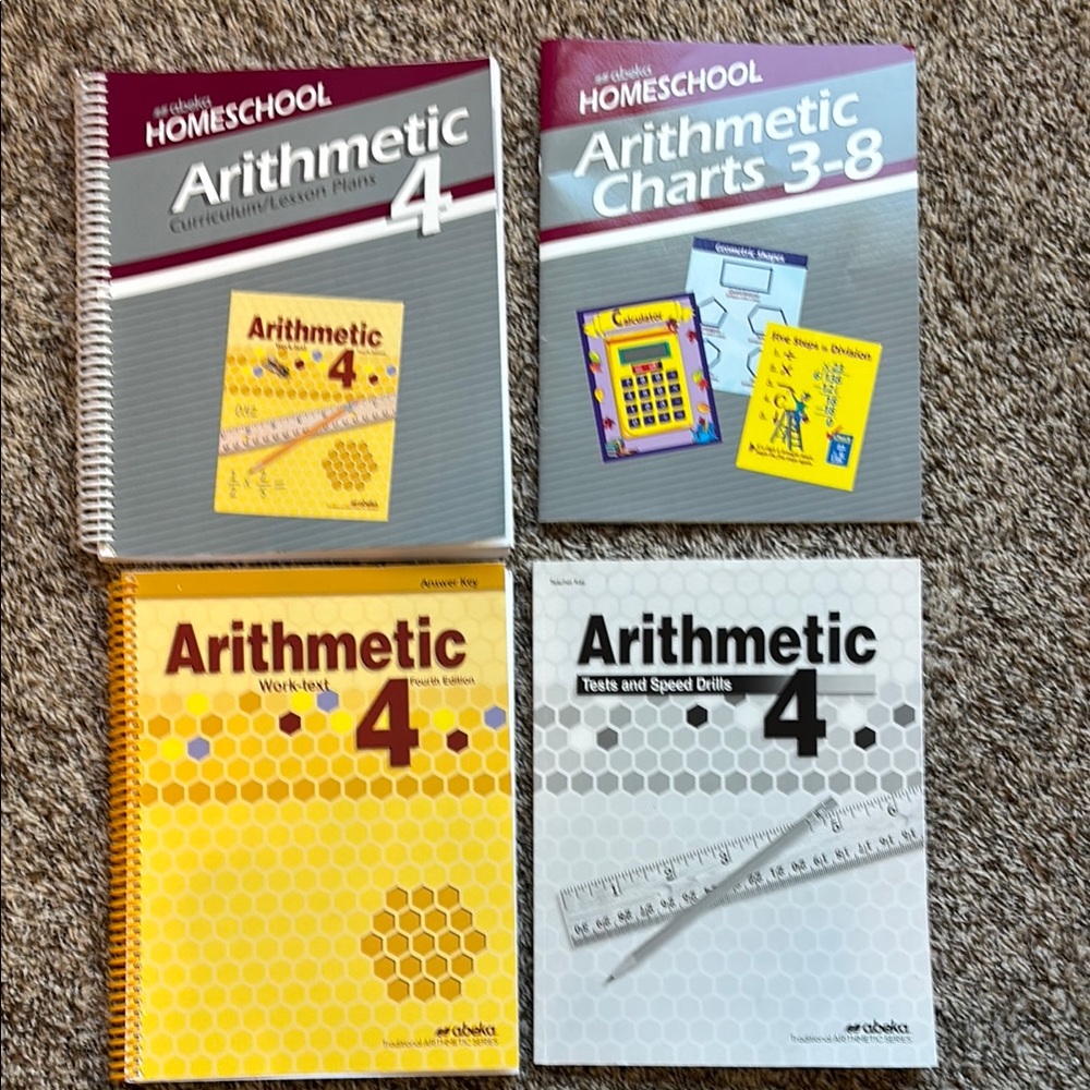 Abeka Arithmetic 4 Homeschool Set